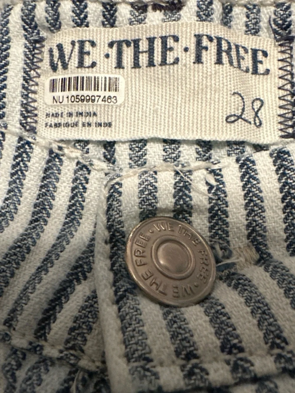 WE THE FREE Bugged Out Railroad Stripe Jeans